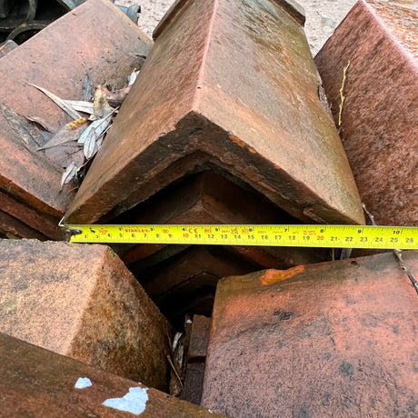 Reclaimed Triangle Ridge Tile - Job Lot of 100 - Reclaimed Brick Company