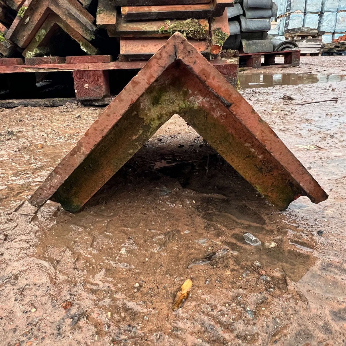 Reclaimed Triangle Ridge Tile - Job Lot of 70 - Reclaimed Brick Company