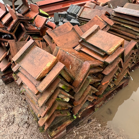 Reclaimed Triangle Ridge Tile - Job Lot of 70 - Reclaimed Brick Company