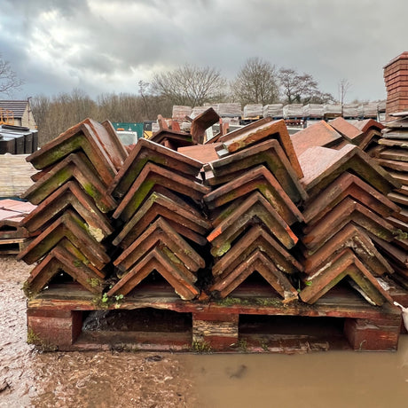 Reclaimed Triangle Ridge Tile - Job Lot of 70 - Reclaimed Brick Company