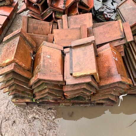 Reclaimed Triangle Ridge Tile - Job Lot of 70 - Reclaimed Brick Company