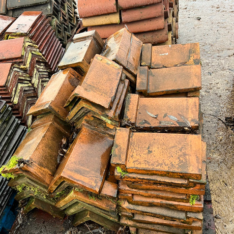 Reclaimed Triangle Ridge Tile - Job Lot of 80 - Reclaimed Brick Company