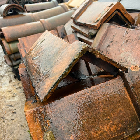 Reclaimed Triangle Ridge Tile - Job Lot of 80 - Reclaimed Brick Company