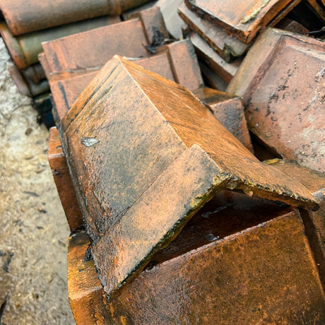 Reclaimed Triangle Ridge Tile - Job Lot of 80 - Reclaimed Brick Company