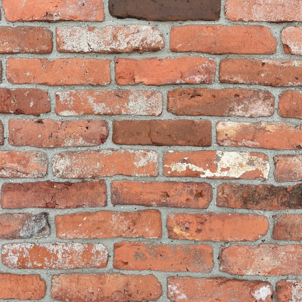 Reclaimed Tudor Handmade Brick Slips - Cut From Real Reclaimed Bricks