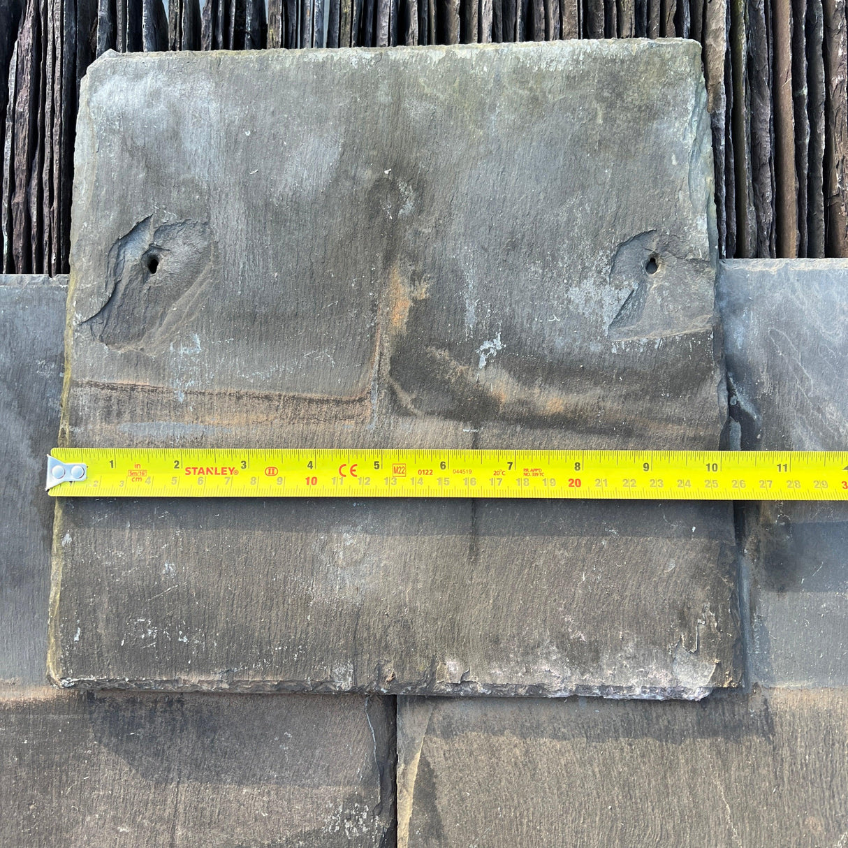 Reclaimed Welsh Blue 10 inch x 10 inch Slates - Reclaimed Brick Company