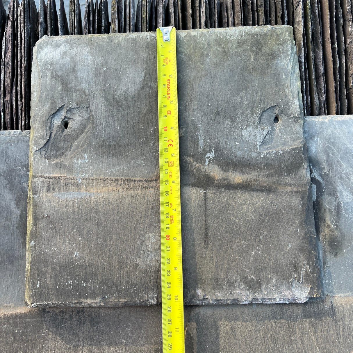 Welsh Blue 10 inch x 10 inch Slates - Reclaimed Brick Company