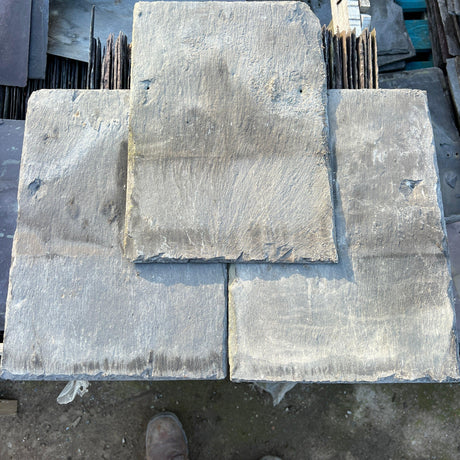 Reclaimed Welsh Blue 14” x 10” Slates - Reclaimed Brick Company