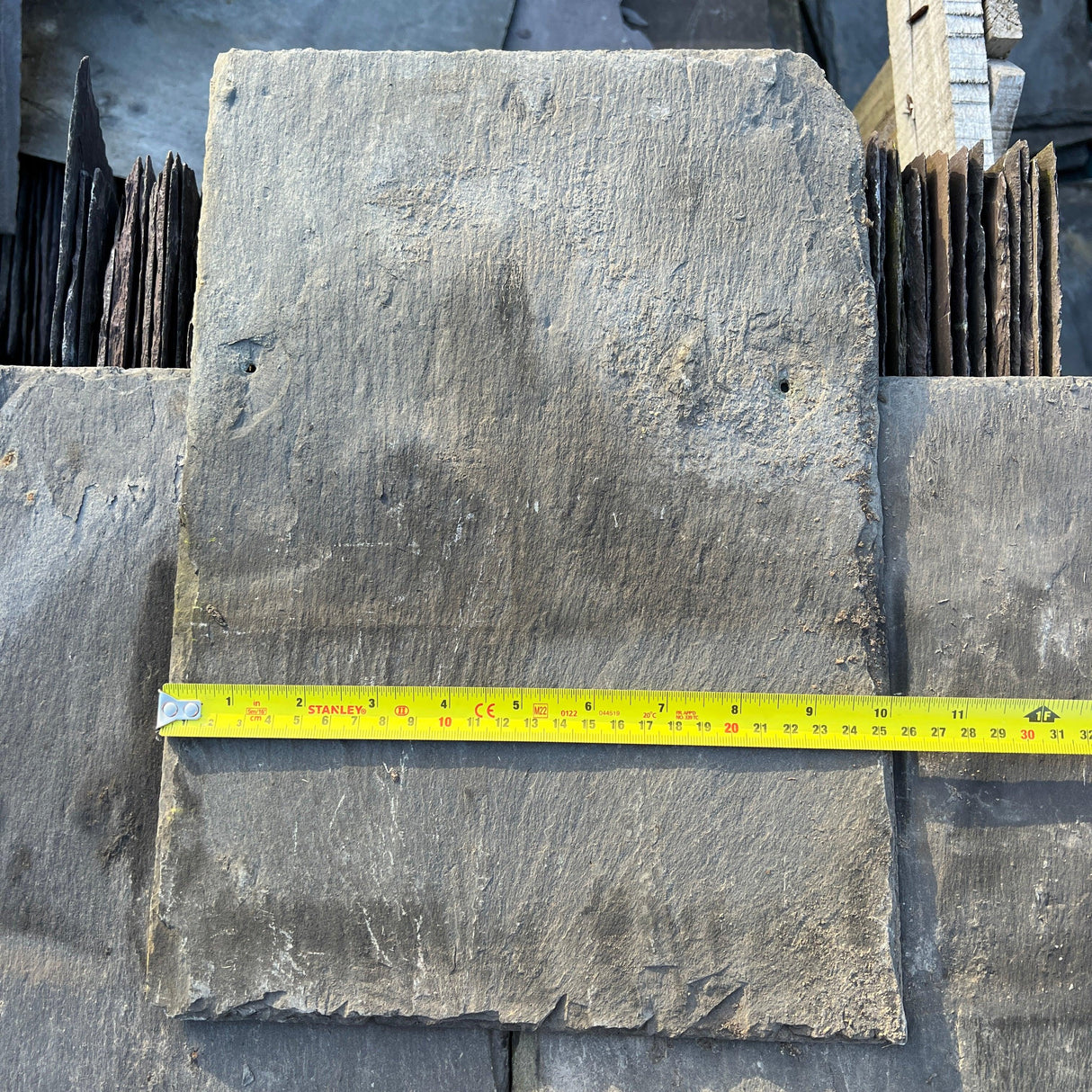 Reclaimed Welsh Blue 14 inch x 10 inch Slates - Reclaimed Brick Company