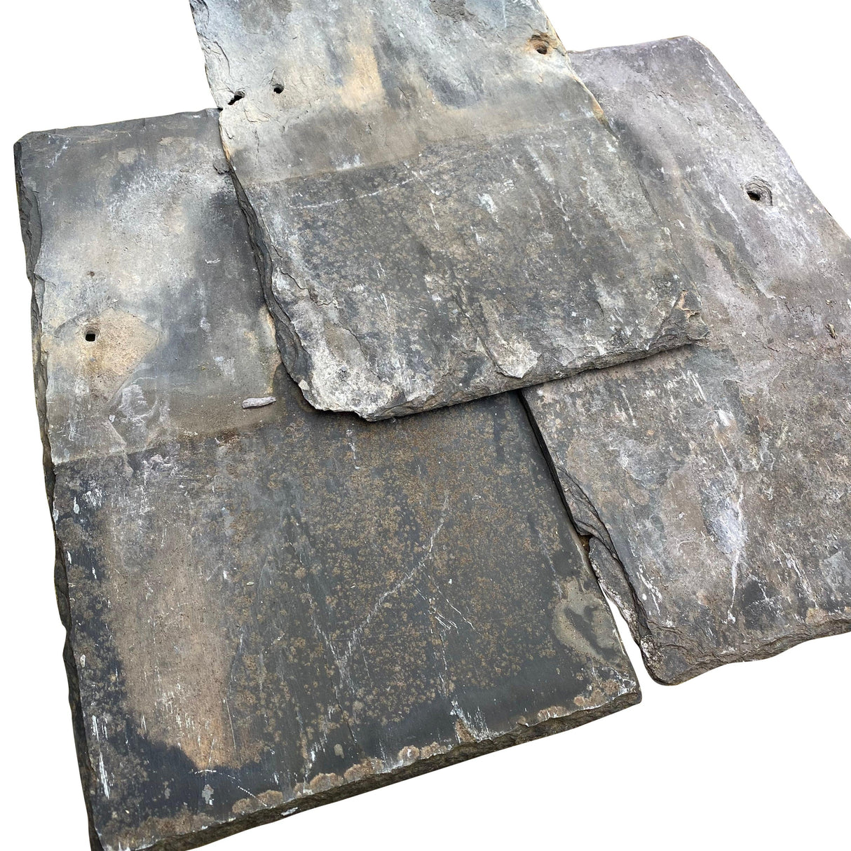 Reclaimed Welsh Blue 14” x 8” Slates - Reclaimed Brick Company