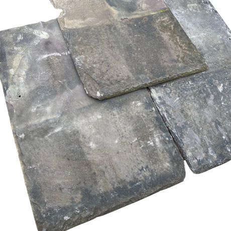 Reclaimed Welsh Blue 16” x 10” Slates - Reclaimed Brick Company