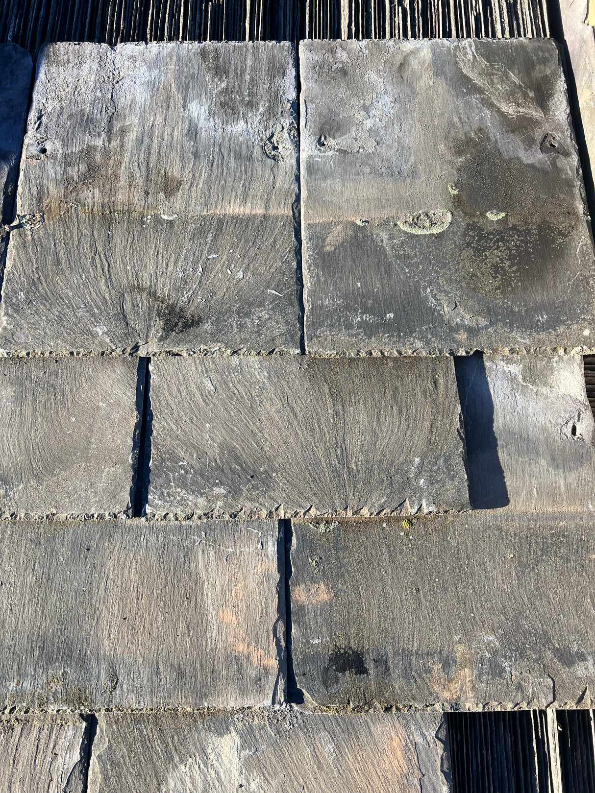 Reclaimed Welsh Blue 16” x 12” Slates - Reclaimed Brick Company