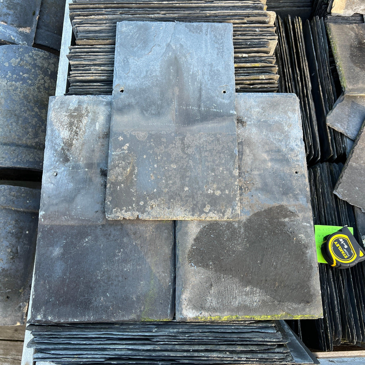 Welsh Blue 14” x 8” Slates - Reclaimed Brick Company