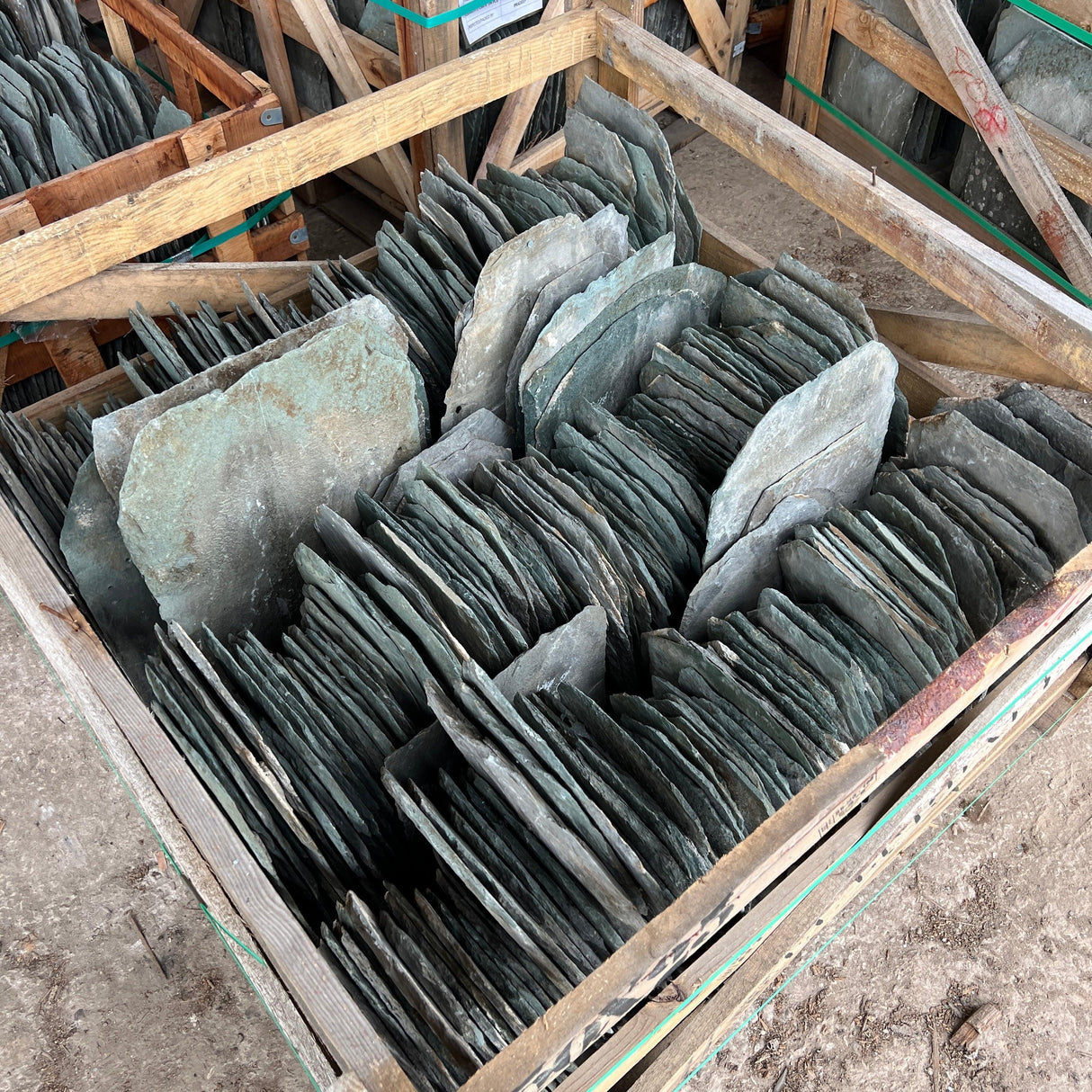 Reclaimed Westmorland Green Roof Slate - Reclaimed Brick Company