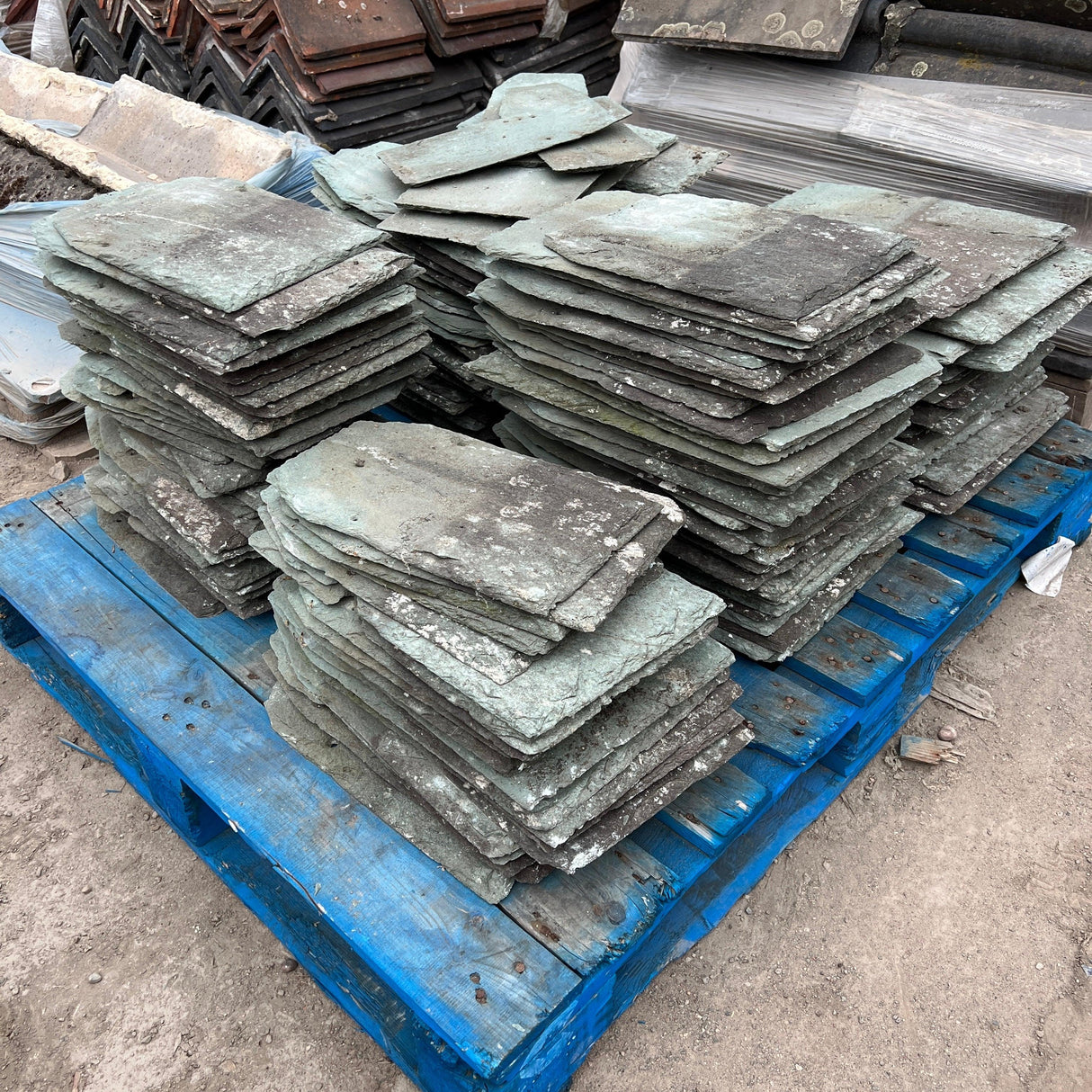 Reclaimed Westmorland Green Roof Slate / Tile - Job Lot - Reclaimed Brick Company