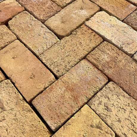 Reclaimed Yellow Clay Paving Bricks | Pack of 250 Bricks | Free Delivery - Reclaimed Brick Company