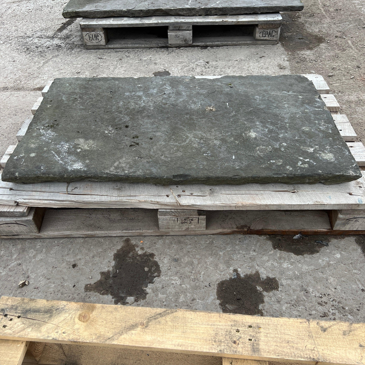 Reclaimed York Stone Fireplace Hearth - Reclaimed Brick Company