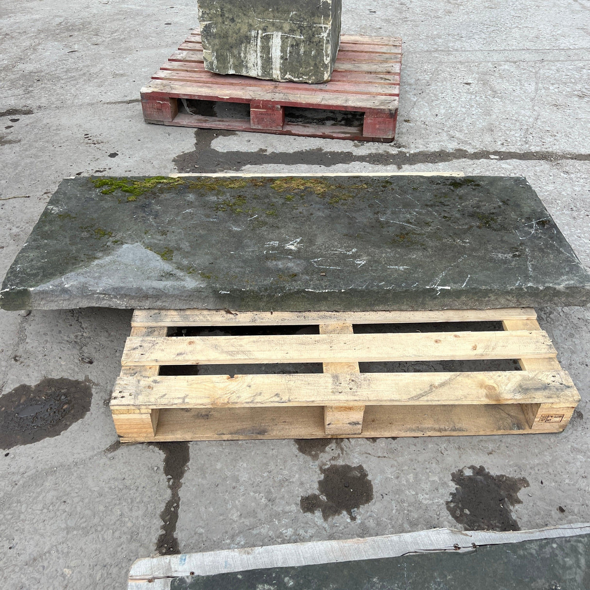 Reclaimed York Stone Fireplace Hearth - Reclaimed Brick Company