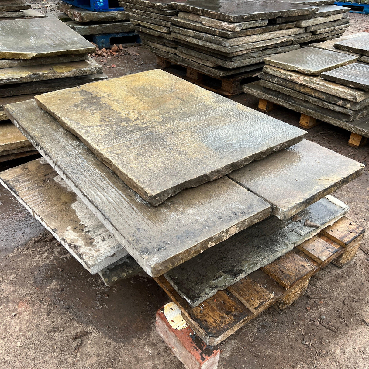 Reclaimed York Stone Paving Flag Stone