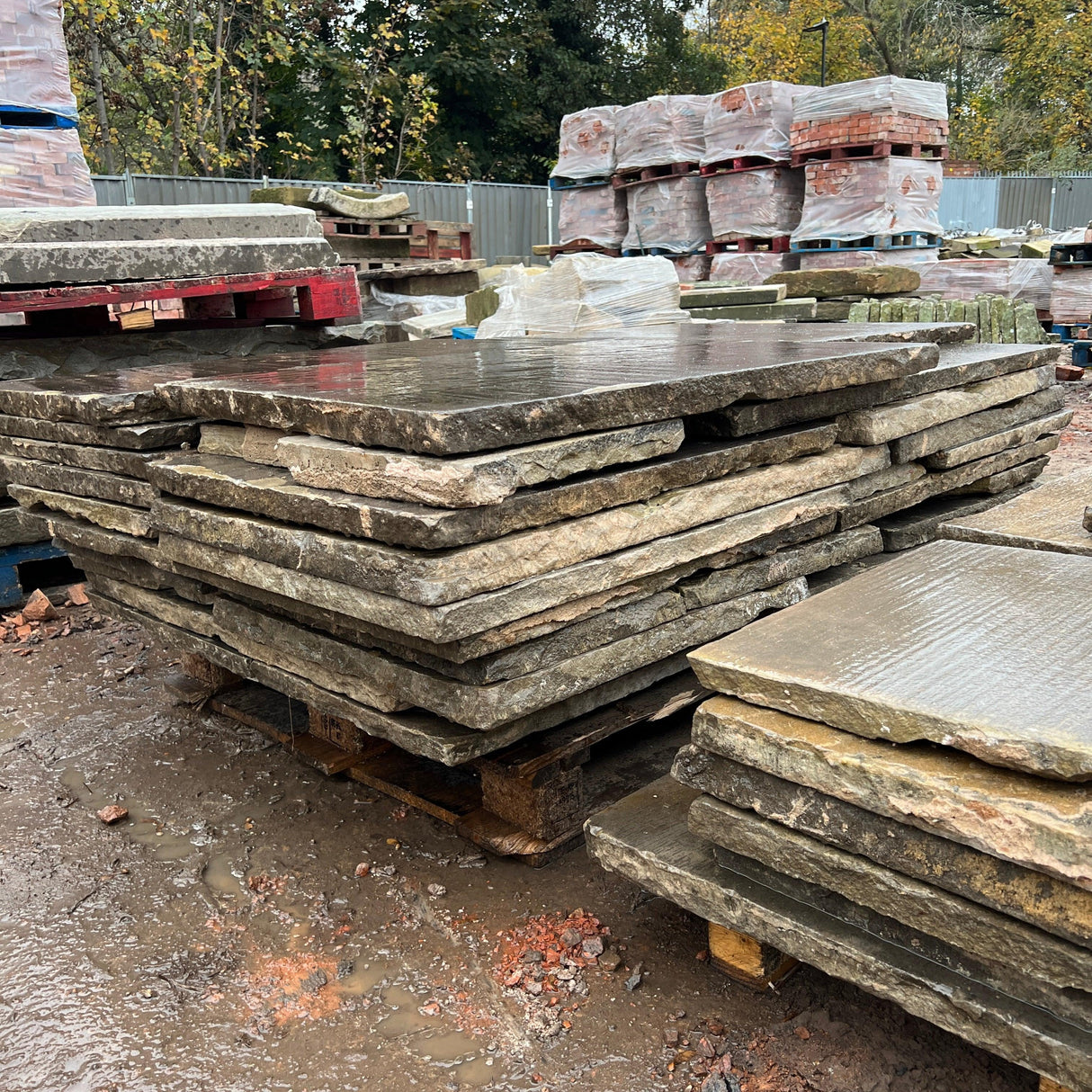 Reclaimed York Stone Paving Flag Stone