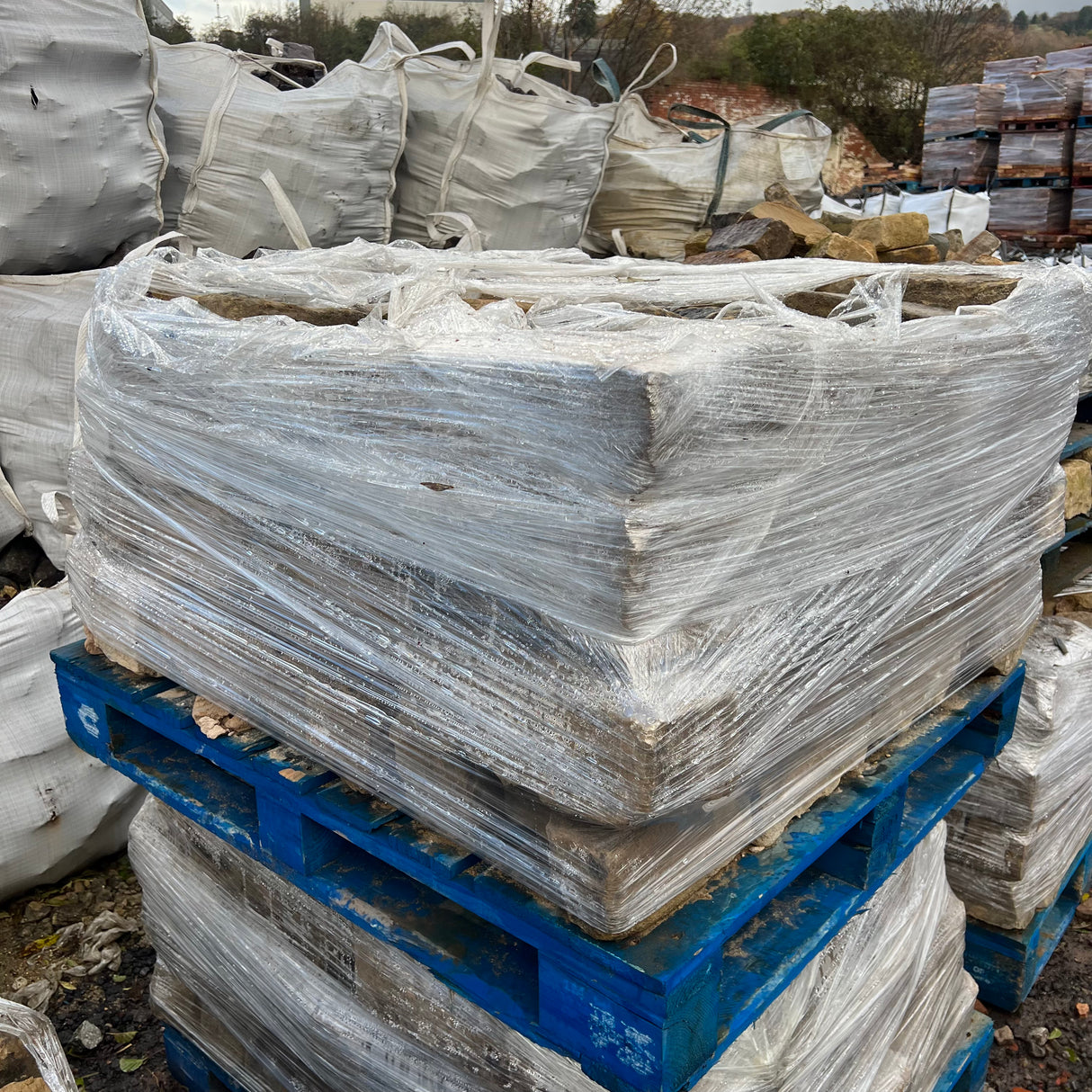 Reclaimed Facing Yorkshire Building Stone - 6” Backed Off - Reclaimed Brick Company