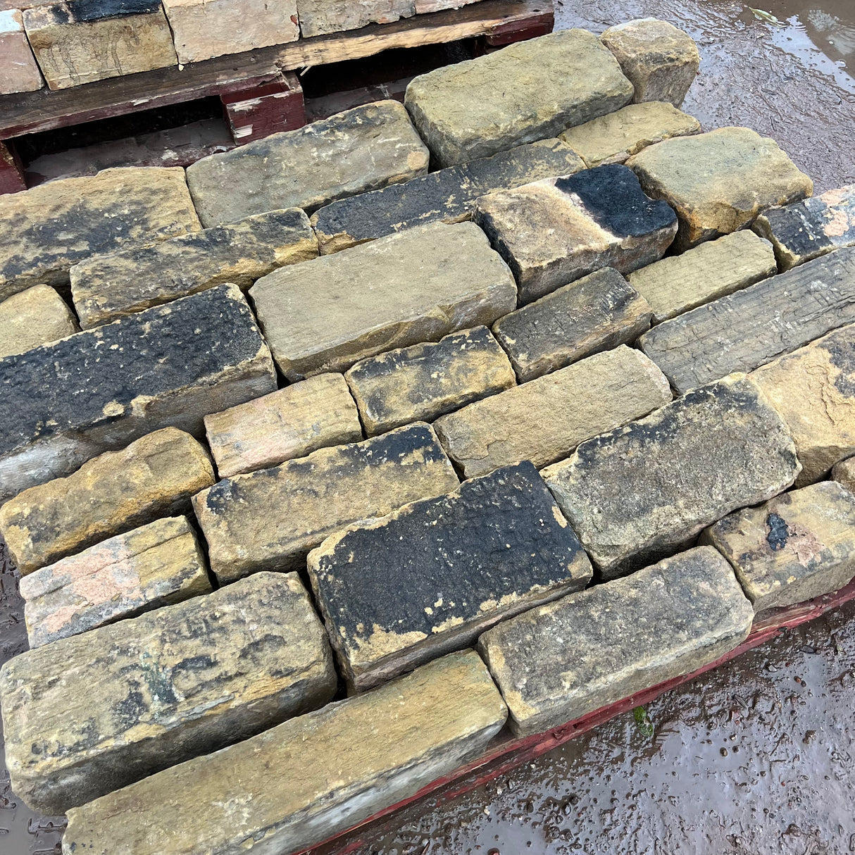 Reclaimed Facing Yorkshire Building Stone - 6” Backed Off - Reclaimed Brick Company