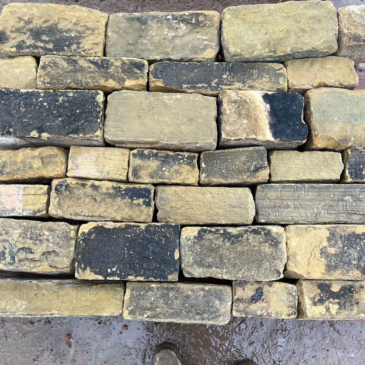 Reclaimed Facing Yorkshire Building Stone - 6” Backed Off - Reclaimed Brick Company