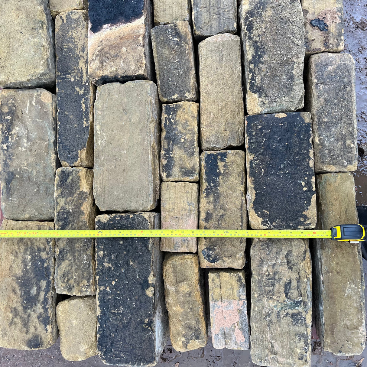 Reclaimed Facing Yorkshire Building Stone - 6” Backed Off - Reclaimed Brick Company