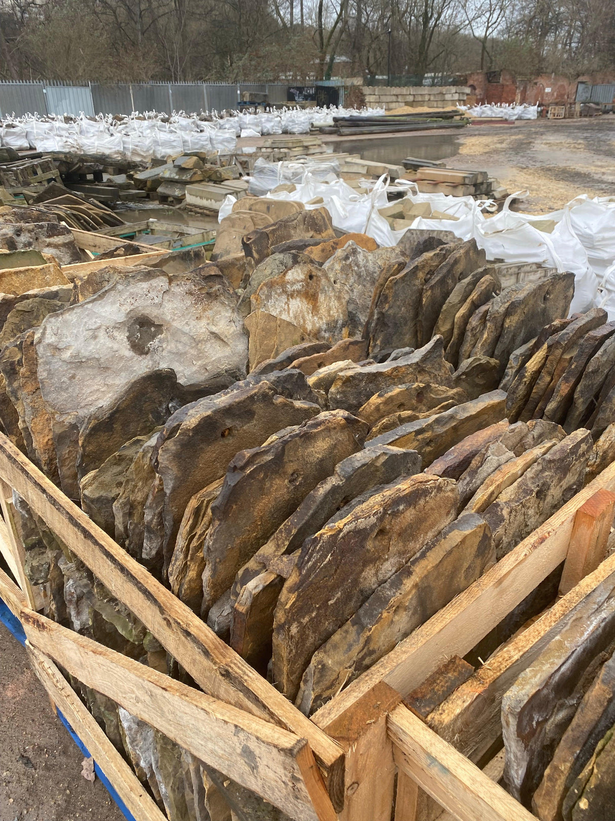 Reclaimed Yorkstone Barn Roofing Slate - Reclaimed Brick Company