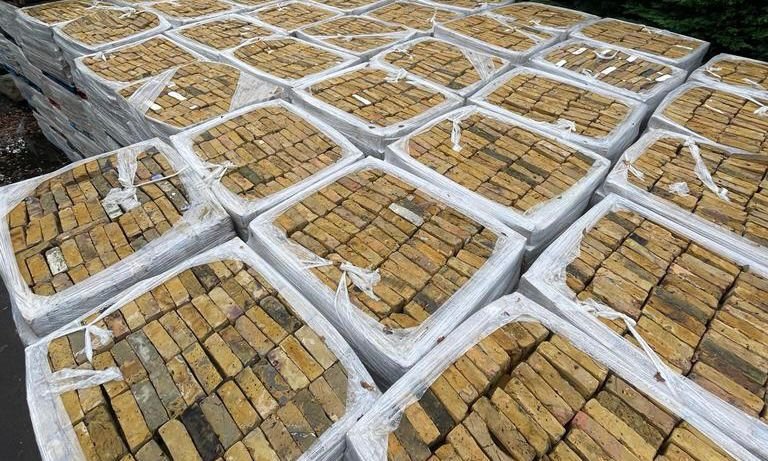 Genuine Reclaimed London Yellow Stock Handmade Bricks | Pack of 250 Bricks | Free Delivery