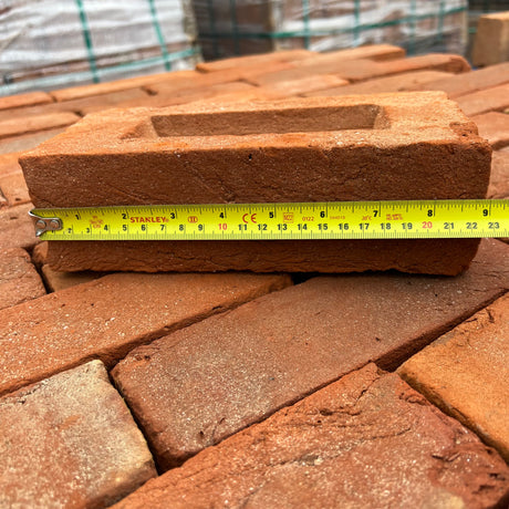 Reclamation 68mm Premium Soft Red Rubber Handmade Brick | Pack of 300 | Free Delivery - Reclaimed Brick Company