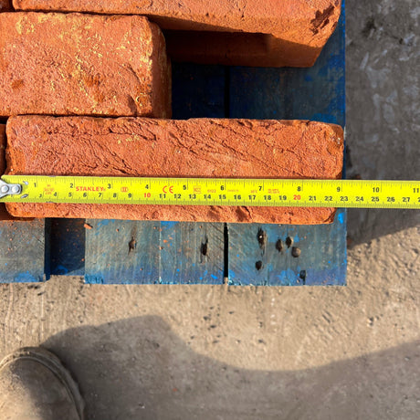 Reclamation Orange Handmade Imperial Brick | Pack of 300 Bricks | Free Delivery - Reclaimed Brick Company