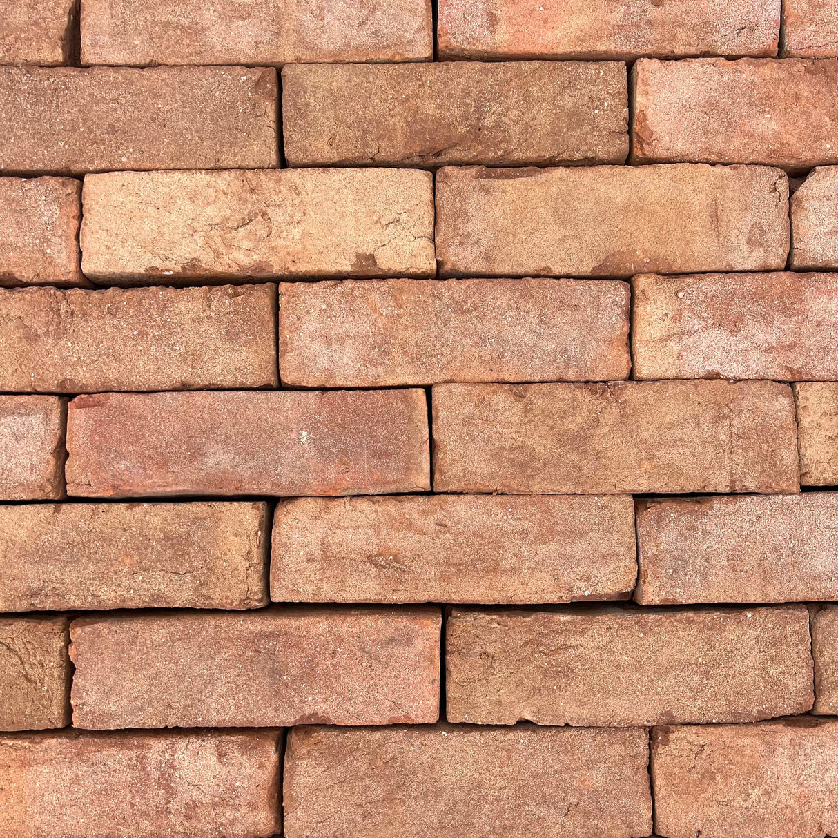 Reclamation Peach Handmade Imperial Brick | Pack of 300 | Free Delivery - Reclaimed Brick Company