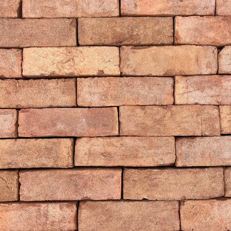 Reclamation Peach Handmade Imperial Brick | Pack of 300 | Free Delivery - Reclaimed Brick Company