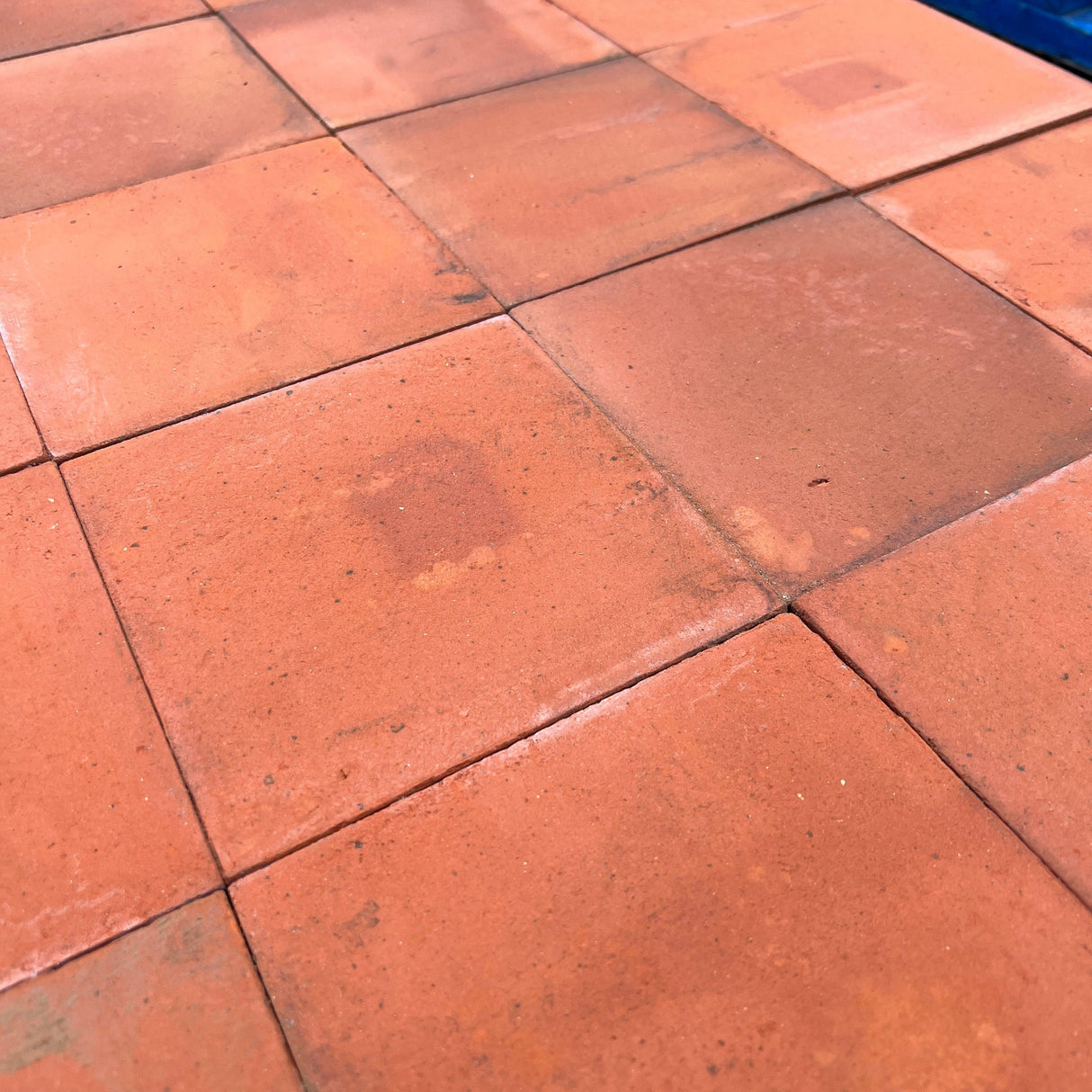 Flooring Supplies - Red Quarry Tiles - 6” x 6” - Reclaimed Brick Company