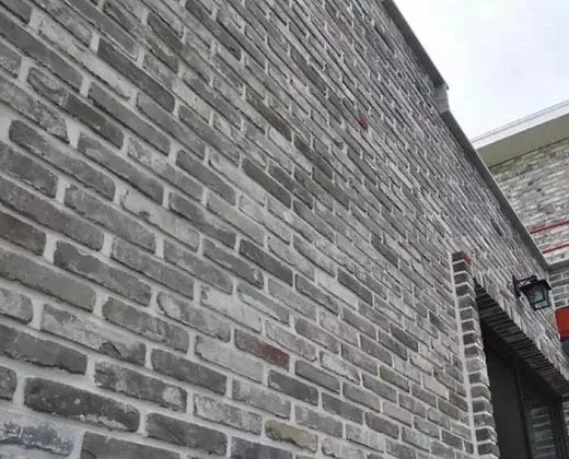 Reclaimed Handmade Grey Brick Slip Tiles