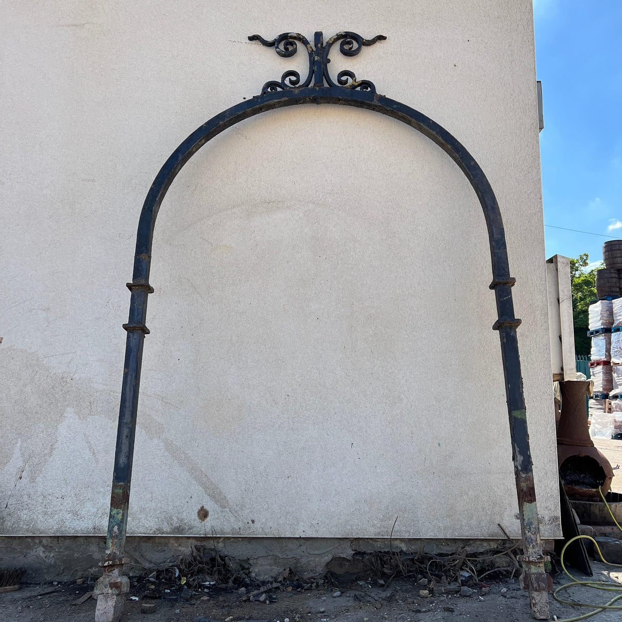 Salvaged Cast Iron Garden Entrance Arch Way - Reclaimed Brick Company