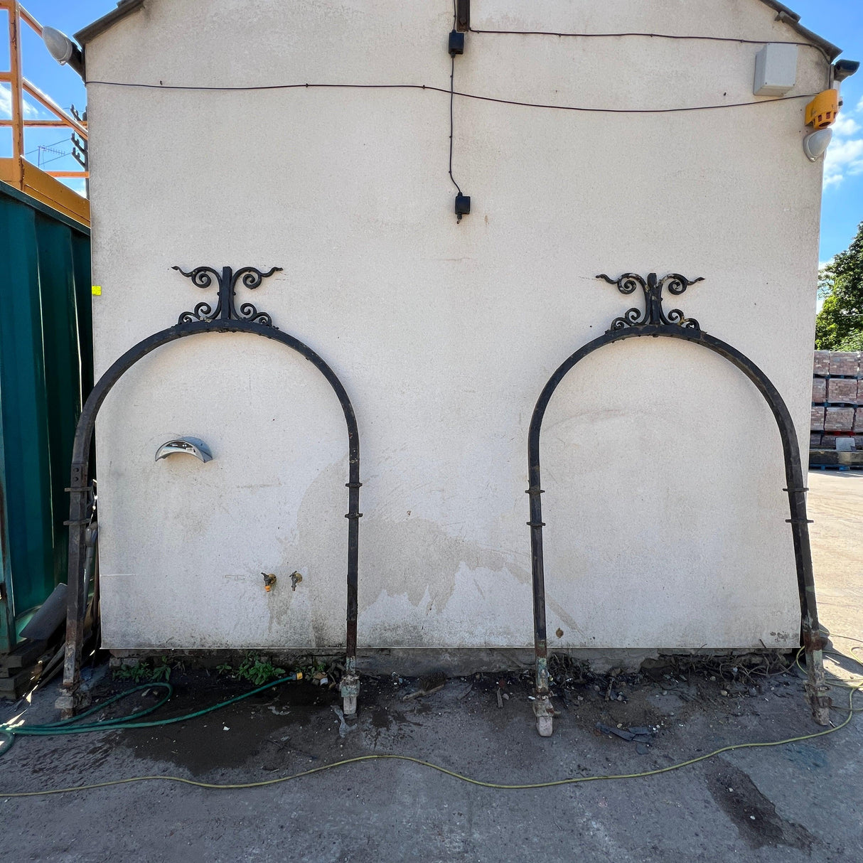 Salvaged Cast Iron Garden Entrance Arch Way - Reclaimed Brick Company
