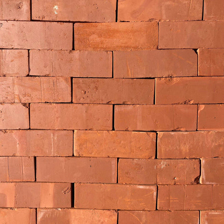 Smooth Orange Imperial Facing Brick - Reclaimed Brick Company