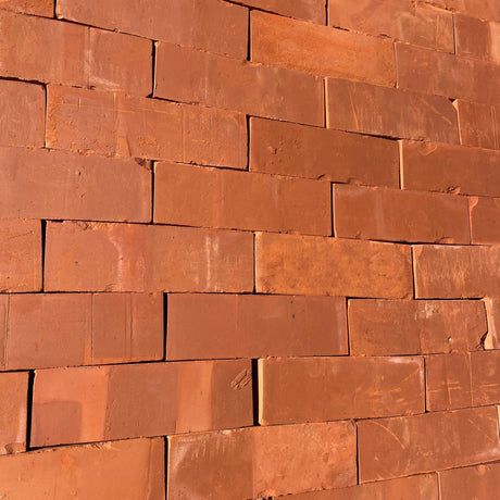 Smooth Orange Imperial Facing Brick - Reclaimed Brick Company