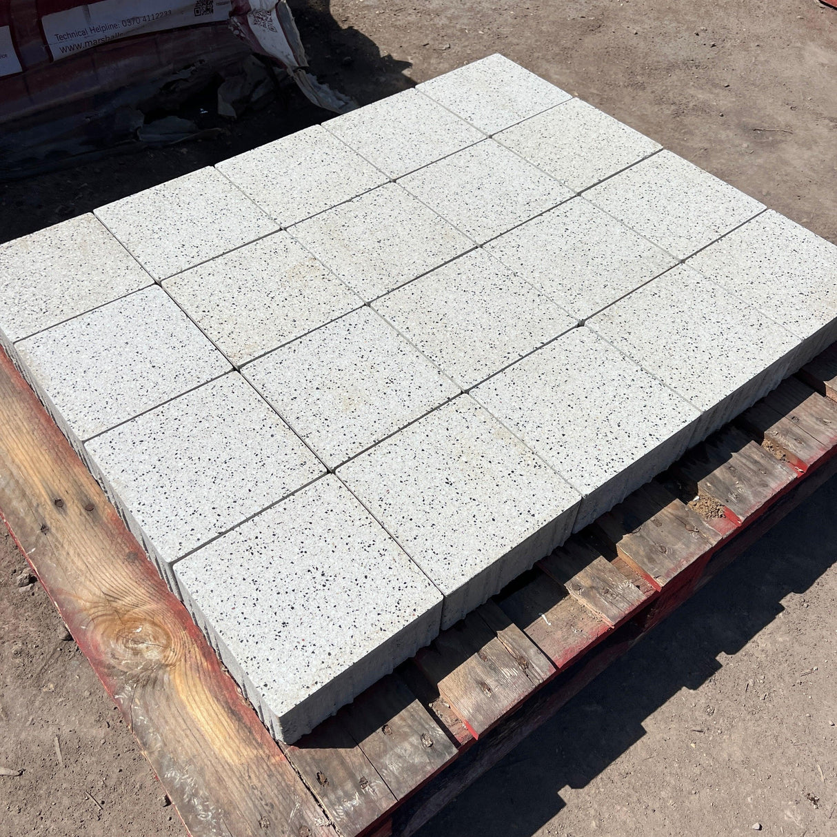 Polished Silver Concrete Paving Slabs - Reclaimed Brick Company