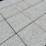 New Driveway Polished Silver Concrete Paving Slabs - Reclaimed Brick Company