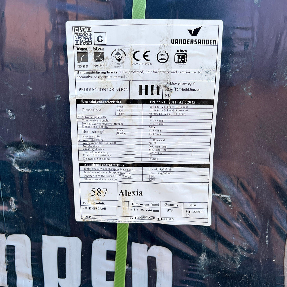 New Vandersanden Alexia Rustic Facing Brick - Reclaimed Brick Company