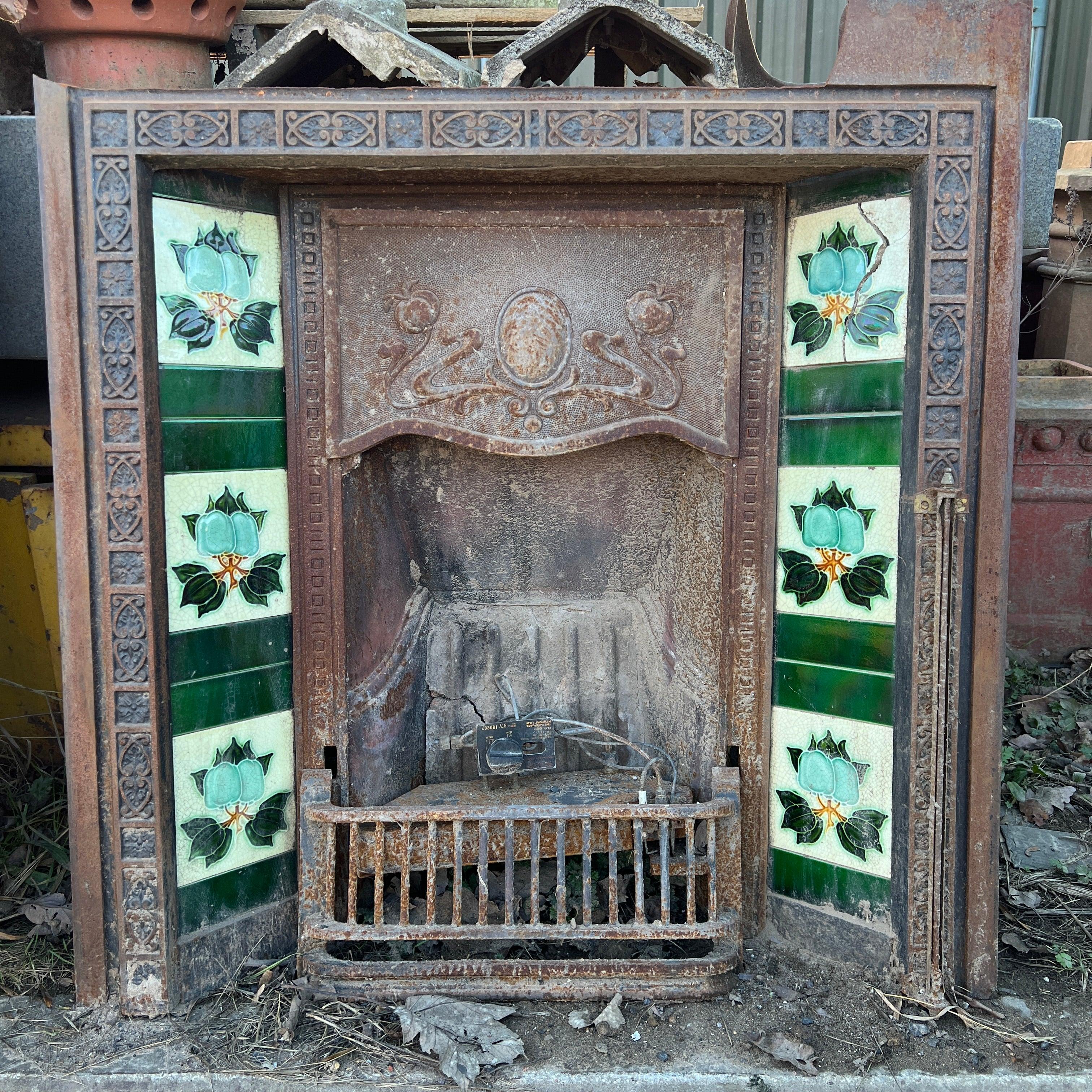 Victorian Cast Iron Fire Place | 136cm x 37cm x 28cm/21cm – Reclaimed ...