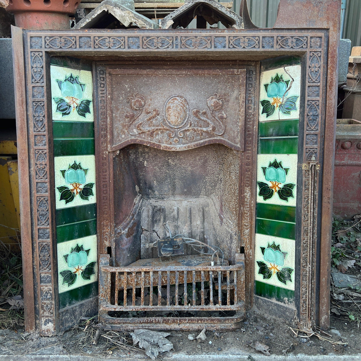 Victorian Cast Iron Fire Place
