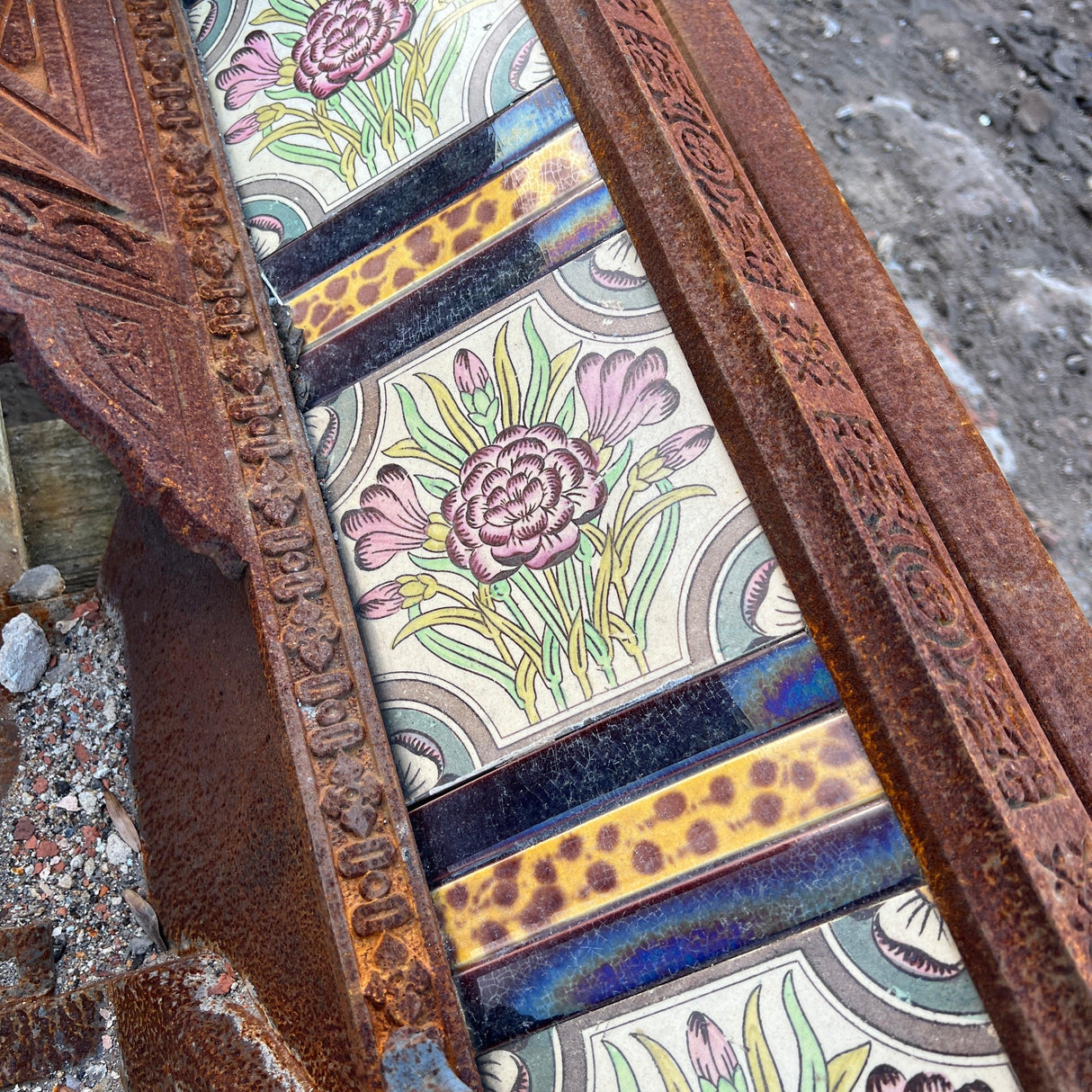 Victorian Cast Iron Fire Place