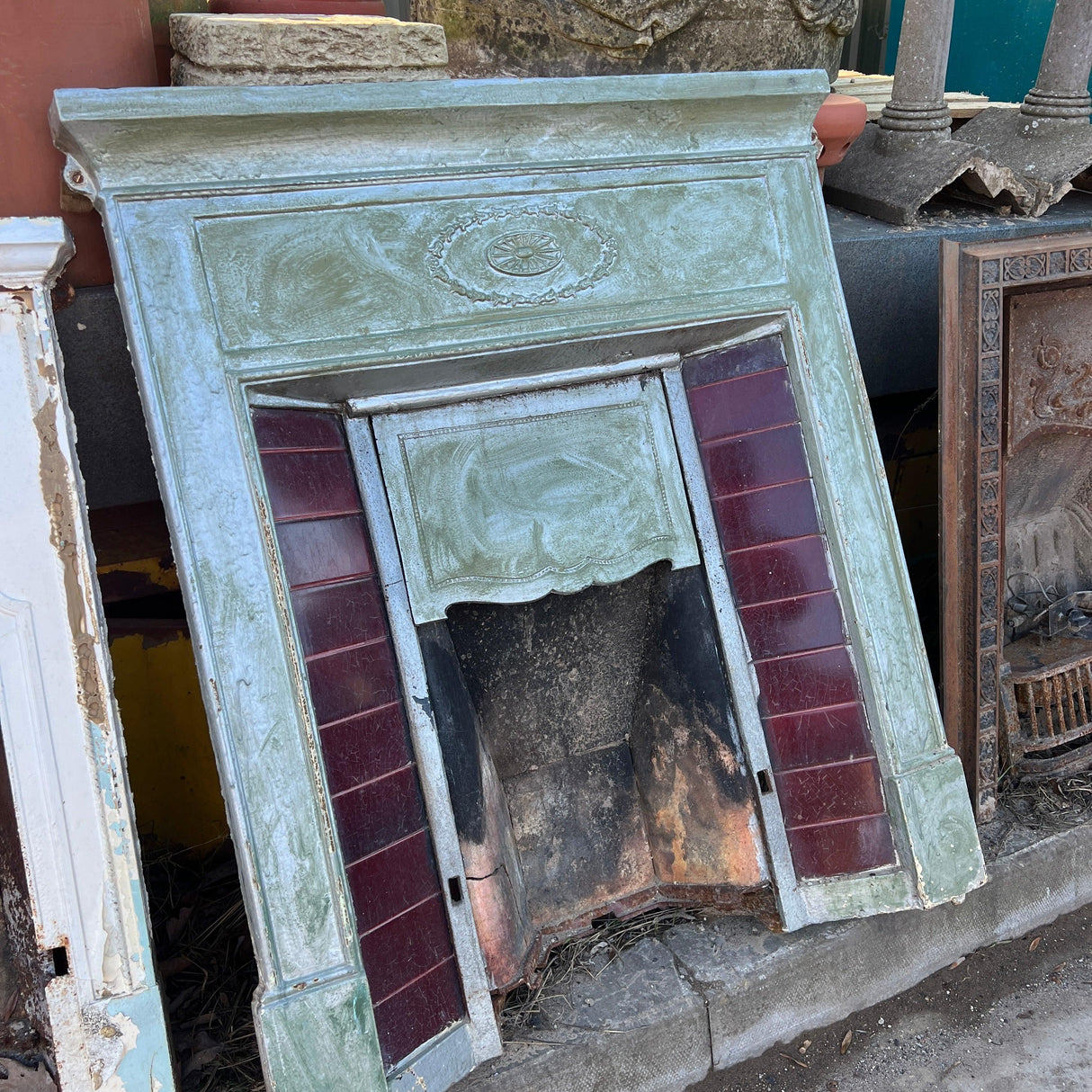 Victorian Cast Iron Fire Place