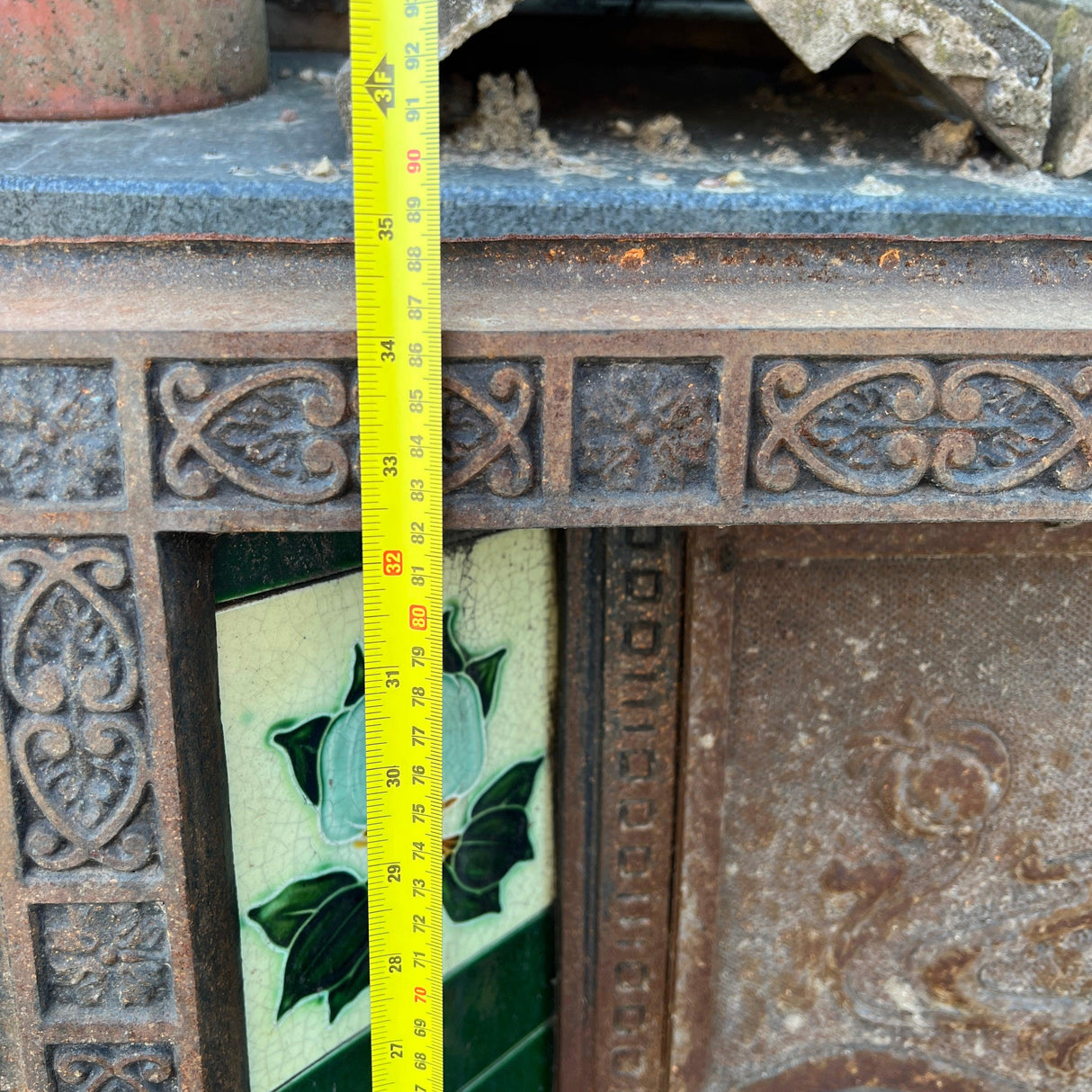 Victorian Cast Iron Fire Place