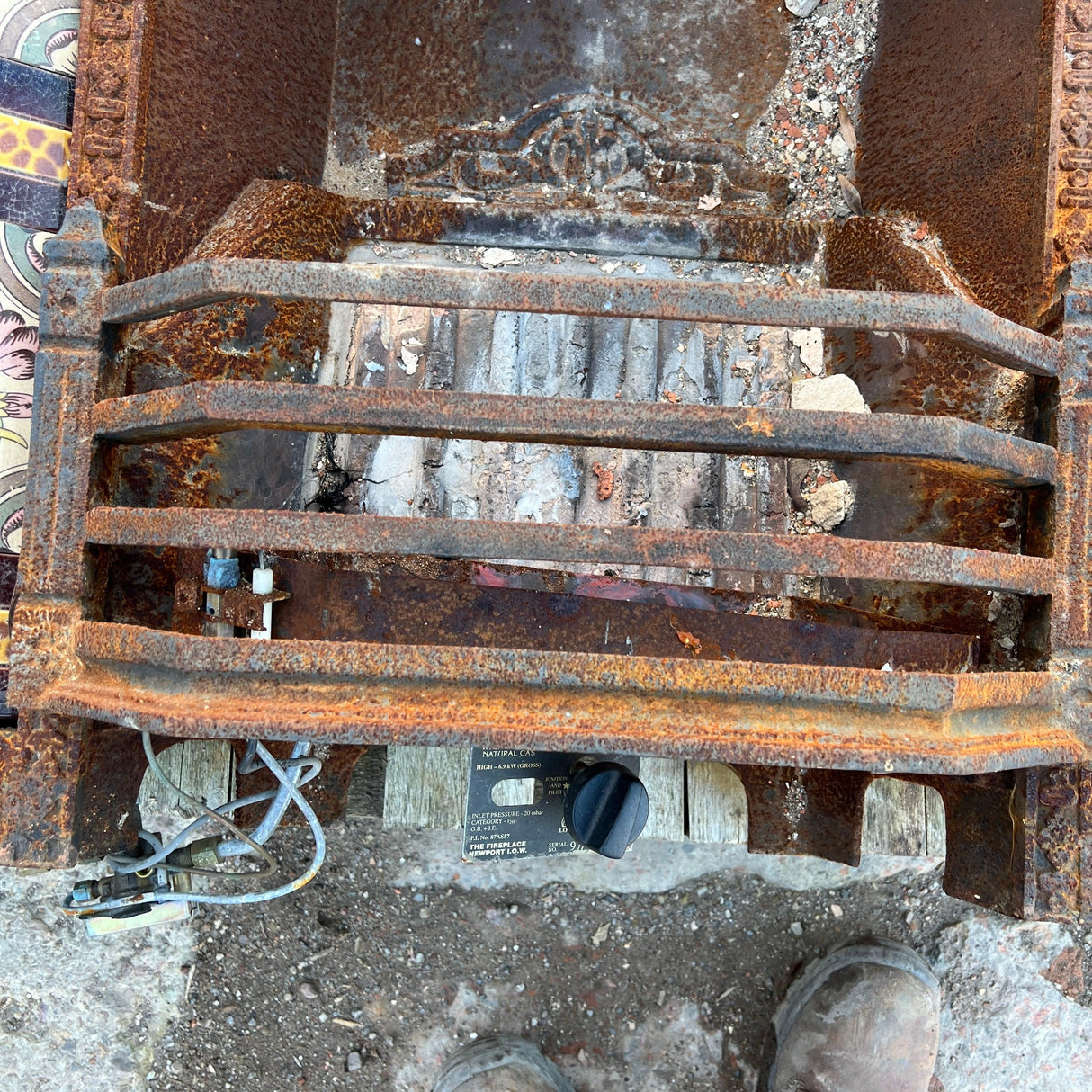 Victorian Cast Iron Fire Place