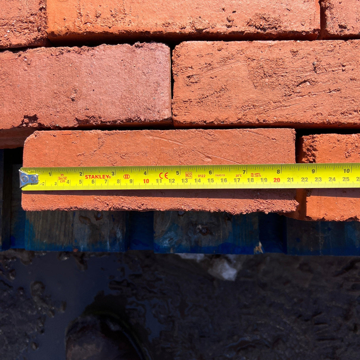 Victorian Orange Pressed Brick - Reclaimed Brick Company